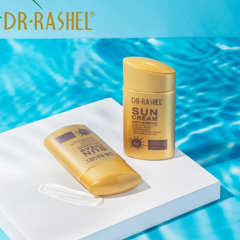 DR.RASHEL Sun Cream SPF100 75 60 PA+++ Anti-Aging UV Protector Waterproof Sunscreen Lotion Facial Body Sun Block Cream Cosmetics